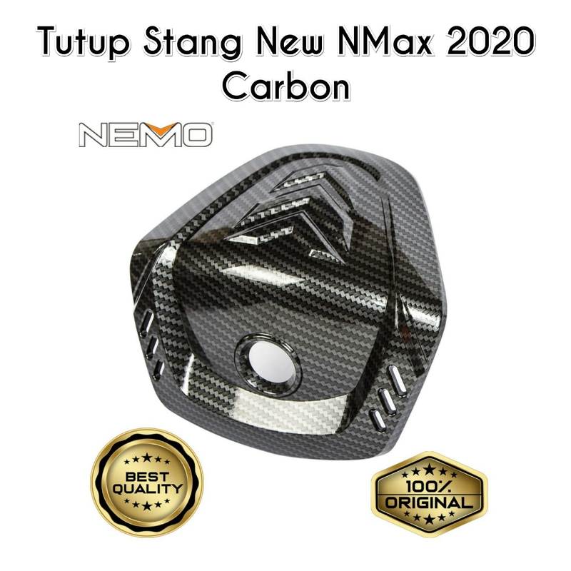 TUTUP STANG NEW N MAX 2020 CARBON NEMO